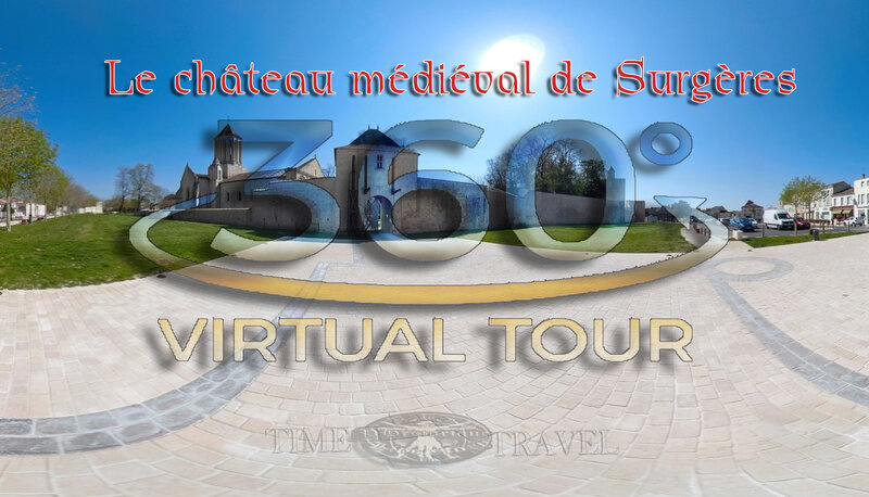 virtual tour château médiéval Surgères