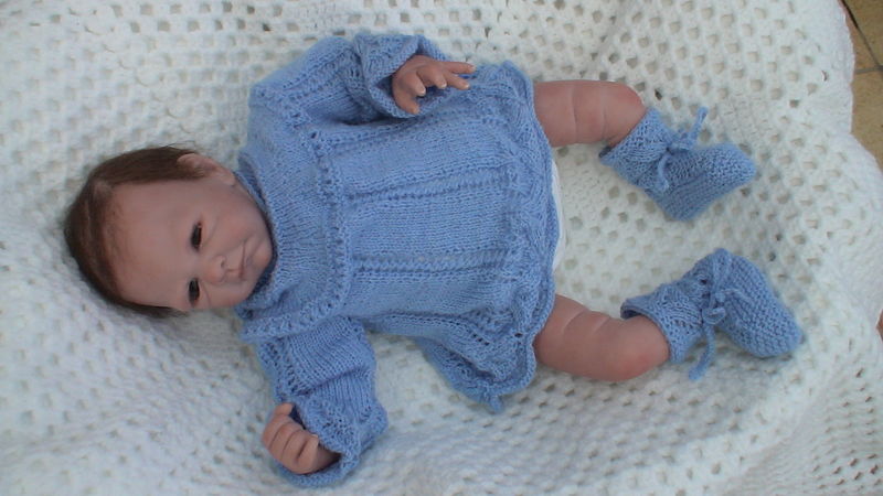 layette bébé reborn 1 - Photo de 064a tricot layette bébé reborn - Bebe  reborn - Nord / Pas de Calais - La nurserie de Candy / reborning