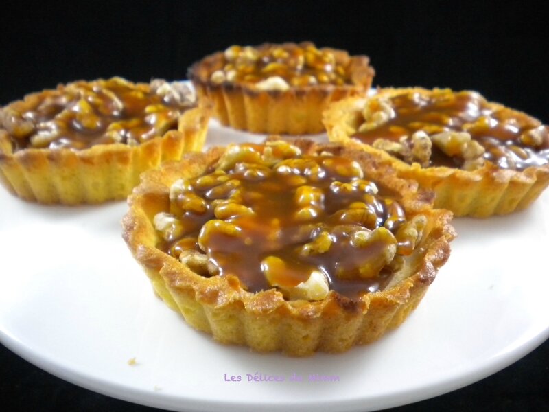Tartelettes aux noix et au caramel 2