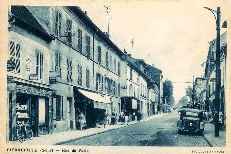 CPA Pierrefitte sur Seine Rue de Paris