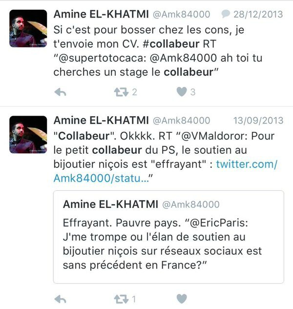 AmineElKhatmiCollabeurTweets