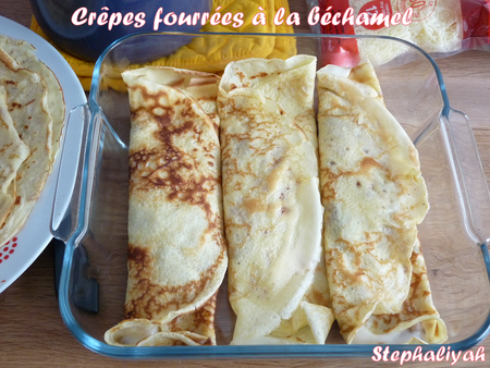 Crêpes fourrées béchamel maison -- 18 novembre 2012