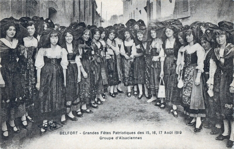 1919 08 15 Belfort Fâtes Patriotiques Asaciennes