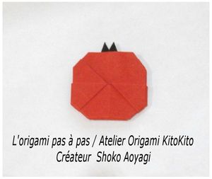 Atelier Origami KitoKito Tomate du fruit