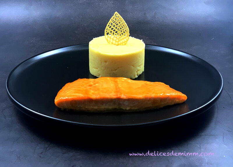 Filet de saumon laqué au sirop d’érable