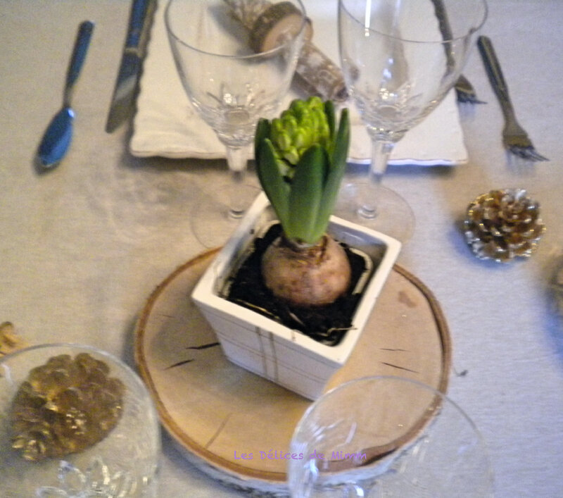 Ma table de Noël Noël au chalet