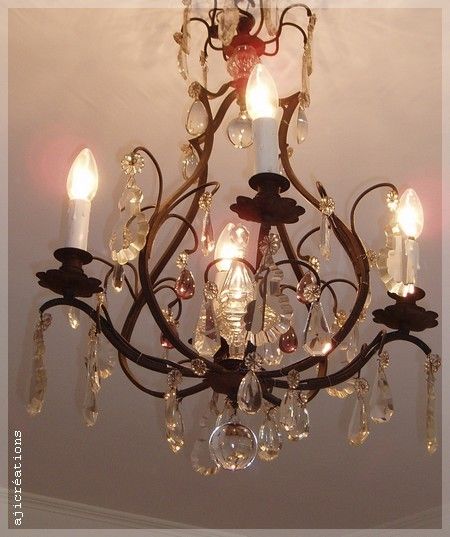 Lustre à pampilles