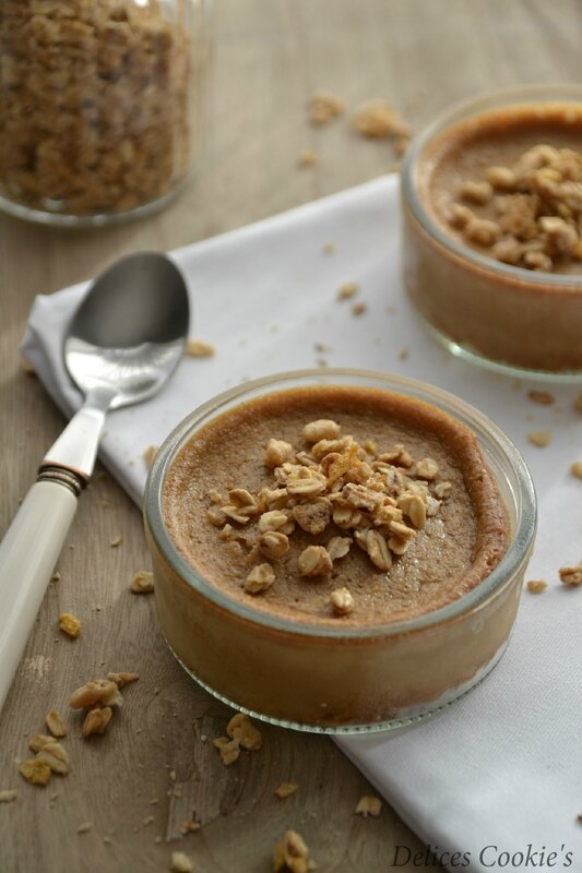 cheesecake amandes noisettes granola tofu soyeux IG bas