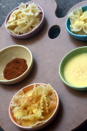 Farfalles à la crème de safran et paprika recettes Farfalles à la crème de safran et paprika