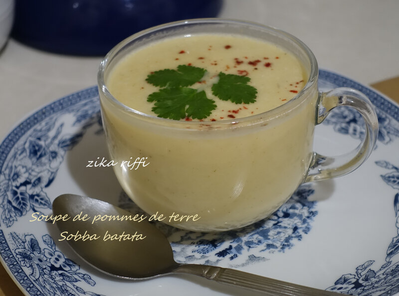 soupe de pomme de terre ( sobba batata )4