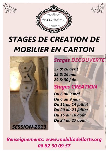 Affiche STAGES 2013