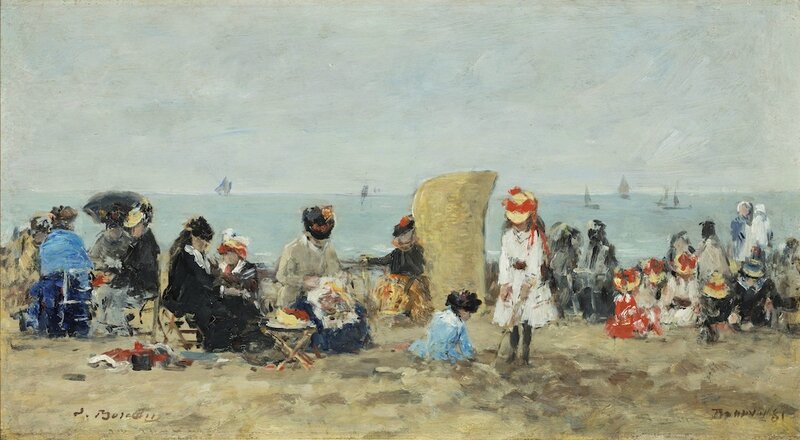 boudin_eugene-trouville_beach_scene 1881