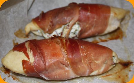 Blancs de poulet farcis à la ricotta Blancs de poulet farcis à la ricotta