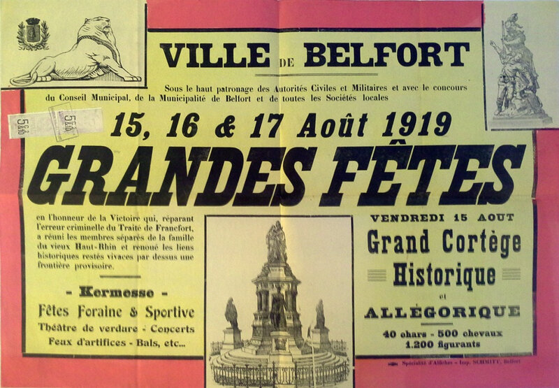 Affiche Fêtes Patriotiques