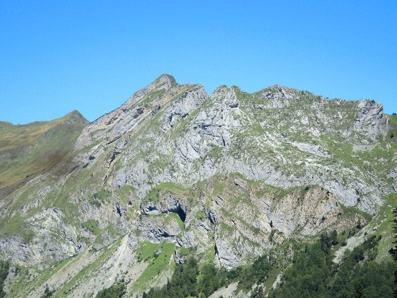 Lac d'Isabe, montée, Pène Hourque (64)