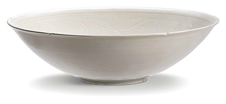 A ‘Ding’ ‘lotus’ lobed bowl, Northern Song dynasty