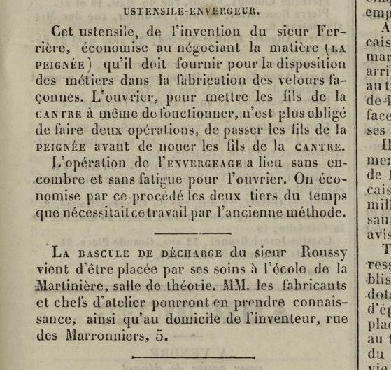 martiniere bascule roussy 1845