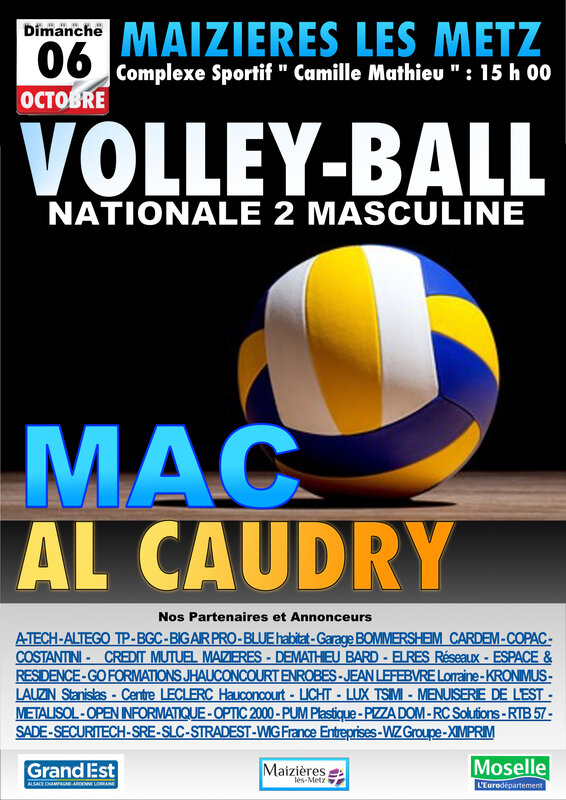 Affiche MAC-CAUDRY N2M 2019:2020
