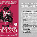 INVITATION Salon Métiers d'art de Nantes