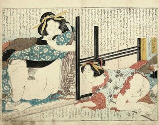 Hokusai Shunga 1821