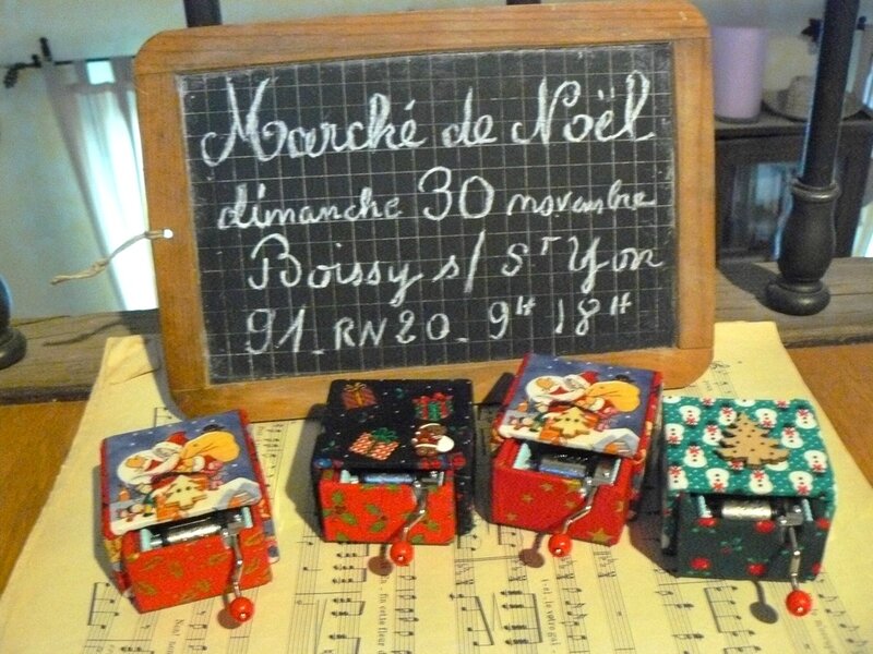 affiche marché de Noël