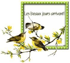 Les beaux jours arrivent