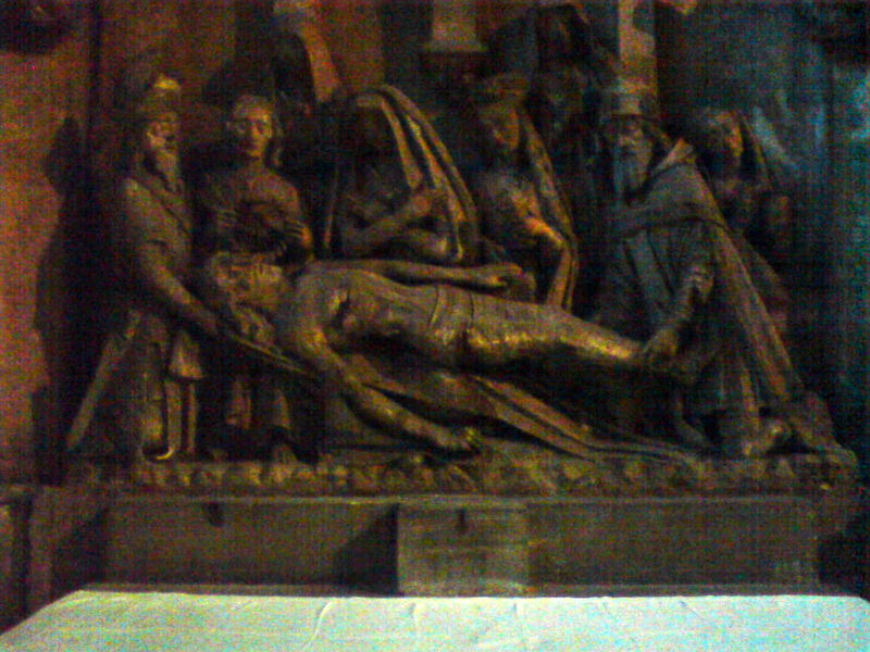 Basilique St Michel, la Mise au Tombeau