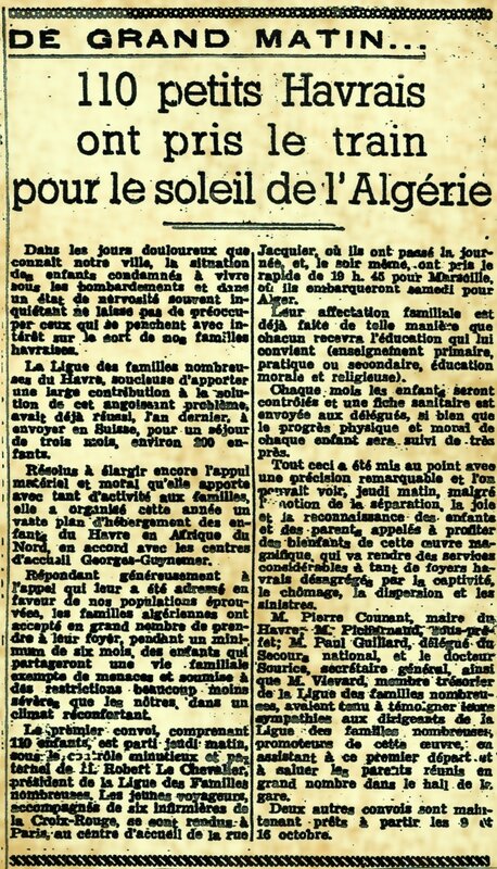 « Le petit Havre » article du 3 octobre 1941 petit_matin