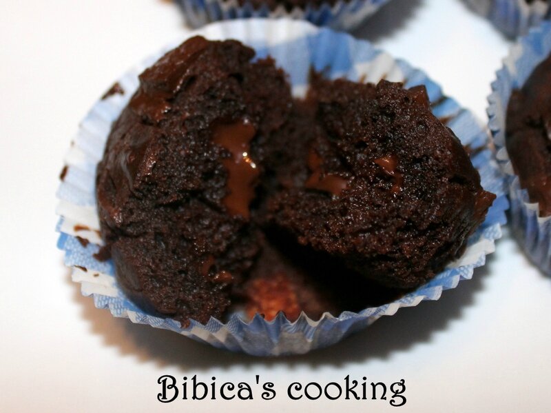 Muffins chunky au chocolat {comme chez Mc Do} coupe 1