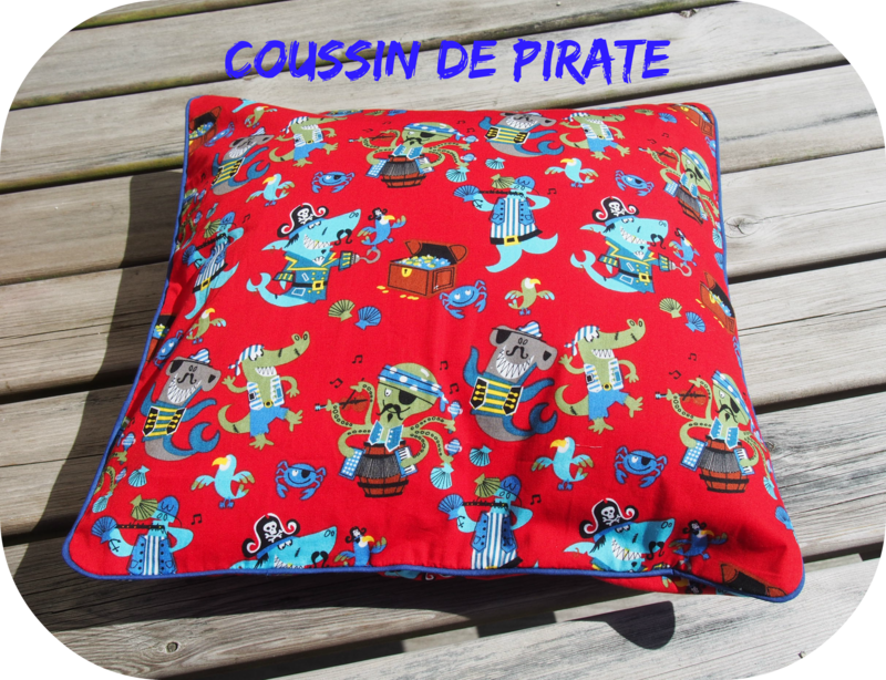 coussin de pirate