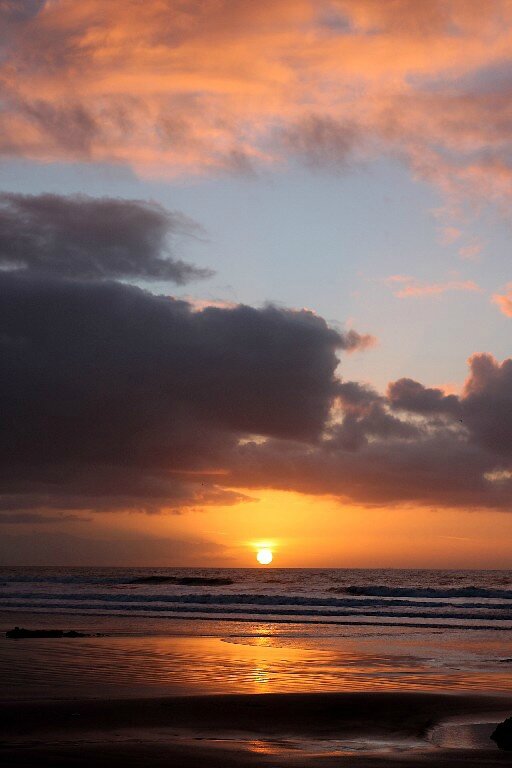 8-Normandie - Etretat, plage, coucher de soleil_0651