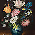 <b>Jan</b> <b>Brueghel</b> <b>the</b> <b>Younger</b> (1601 Antwerp 1678), Bouquet of flowers in a porcelain vase