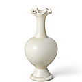 A Ding white-glazed foliate-rim vase, <b>Song</b> <b>Dynasty</b> (<b>AD</b> <b>960</b>-<b>1279</b>)