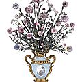Important <b>pot</b>-<b>pourri</b> couvert formé d'un vase en porcelaine dure de Meissen, Epoque Louis XV, vers 1750