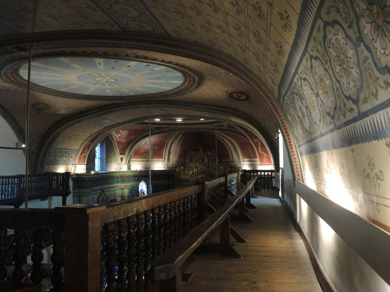 Cambo-les-Bains, église Saint-Laurent, intérieurs, voûtes (64)