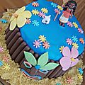Layer cake tout chocolat : Gâteau d'anniversaire Vaïana