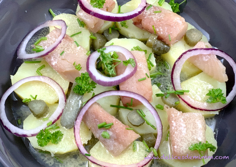Salade de pommes de terre au hareng fumé 5