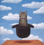 46ee26291e8acbf9ea909472278dadb9--cats-in-hats-rené-magritte