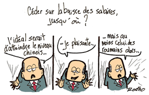 Baisse des salaires