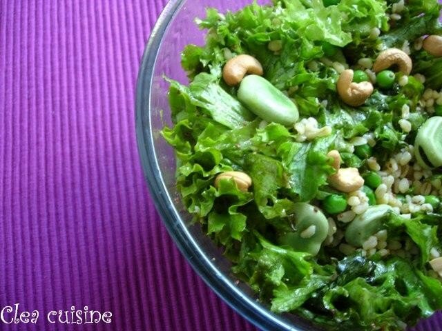 Salade toute verte