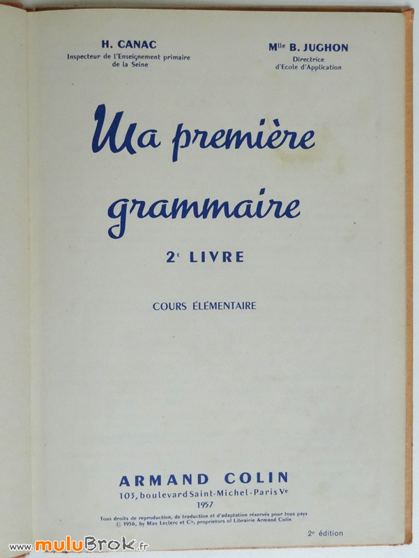 Livre-MA-PREMIERE-GRAMMAIRE-Colin-3-muluBrok-Vintage