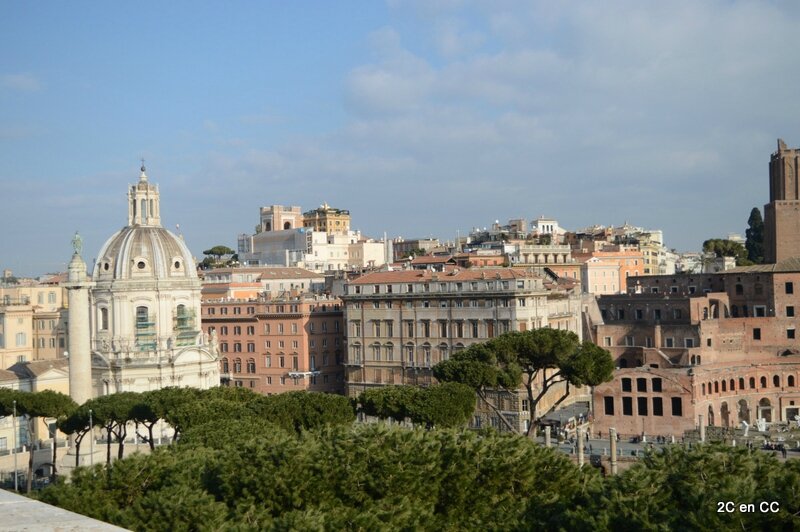Rome - Vue sur le forum depuis Il Vittoriano