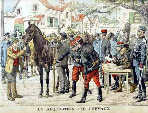 Réquisition des chevaux