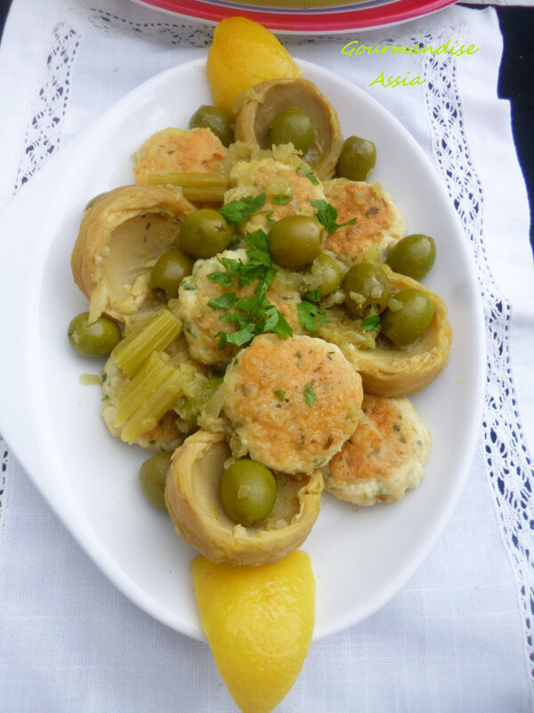 tajine poulet artichaut