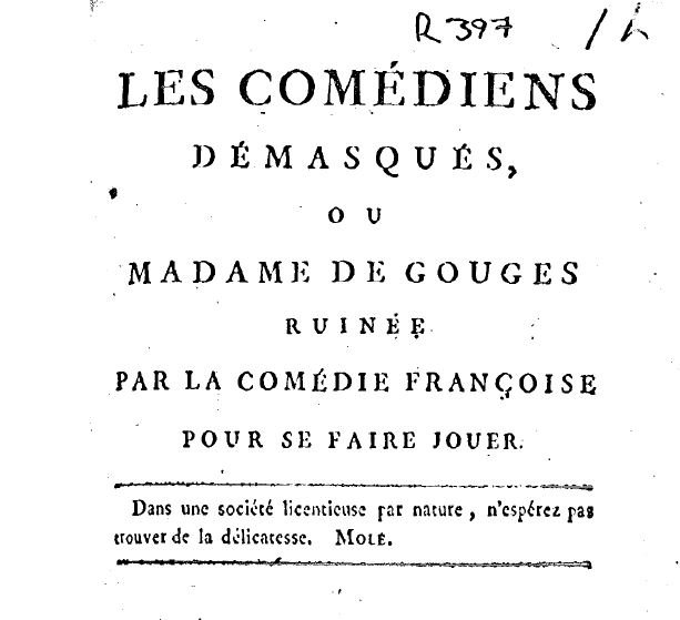 comédiens