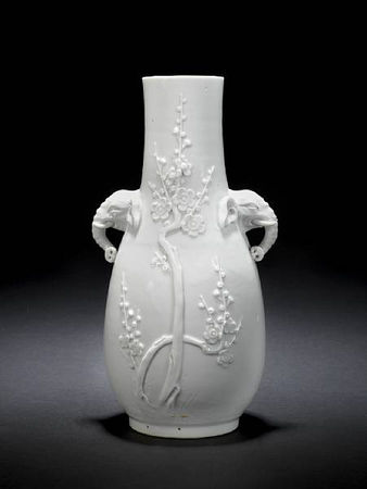 A_blanc_de_chine_pear_shaped_vase