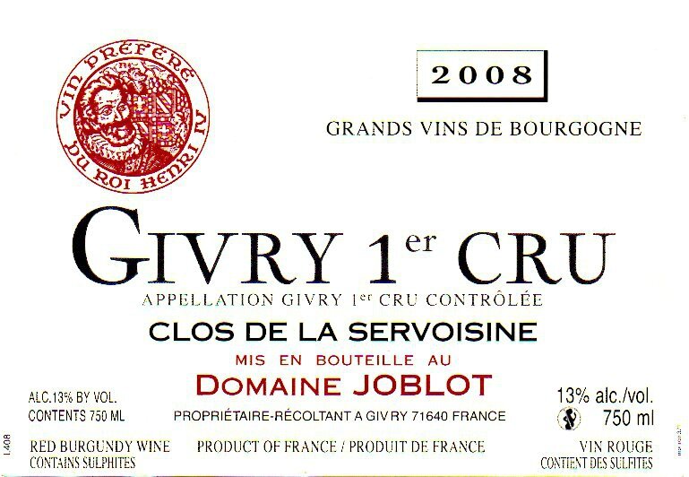R8 Givry-Clos de la Servoisine-Dom Joblot_2008