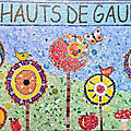 Les Hauts de Gaudon, mosaïque participative terminée