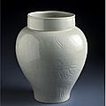Jar, incised and glazed stoneware, <b>Ding</b> <b>ware</b>, China, Northern Song dynasty, 1000-1125