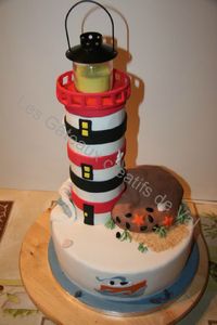 Phare , Lighthouse cake